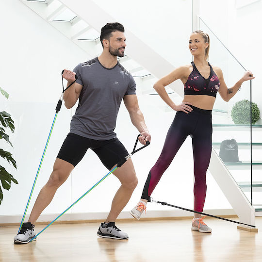 InnovaGoods Gymtube Resistance Bands with Handles Set 3pcs Multicolour