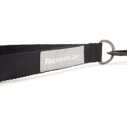 Reebok Level 1 Tubular Elastic Bands with Handles Set 3pcs Multicolored 0.027m