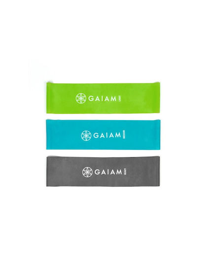 Gaiam Mini Band Σετ 3τμχ Πολύχρωμα 0.3m