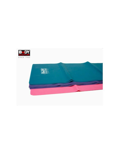 Body Sculpture Pilates Tape Ελαστικός Ιμάντας Γυμναστικής Μπλε 0.65m