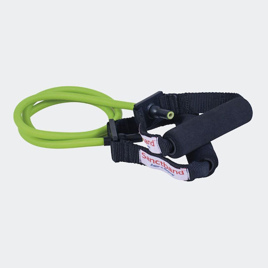 Sanctband Resistance Band Gymtube Moderate with Handles Green 1.2m