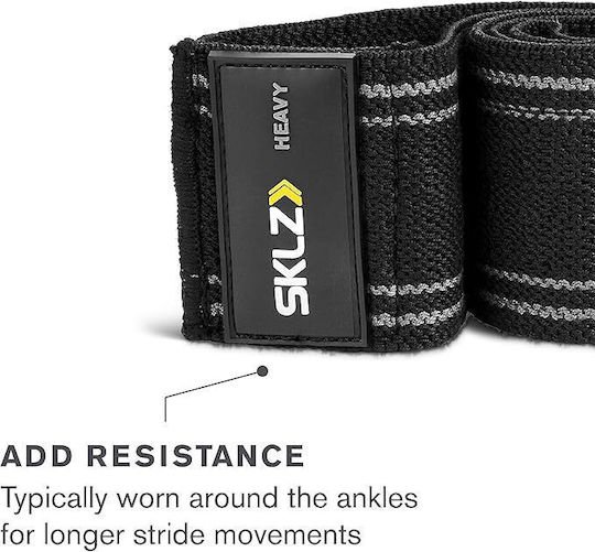 SKLZ Pro Knit Mini Mini Loop Resistance Band Hard Black