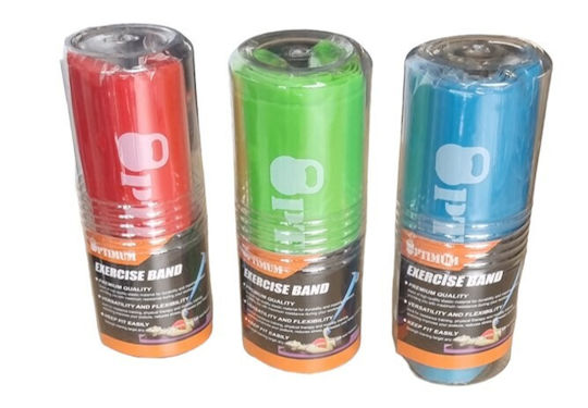 Optimum Widerstandsbänder Elastisches Band Schwer Blau 2.5m 2.5m