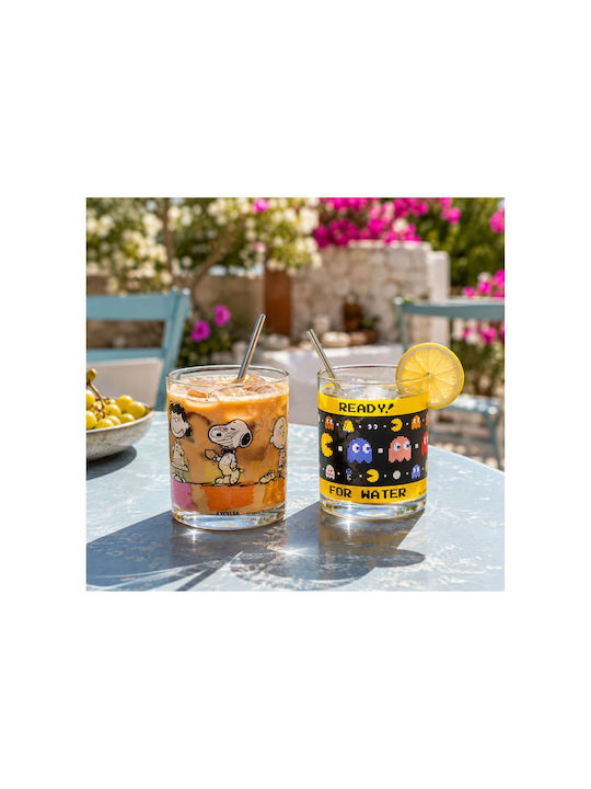 Excelsa Peanuts Set de pahare pentru apa din Sticlă 250ml 3buc