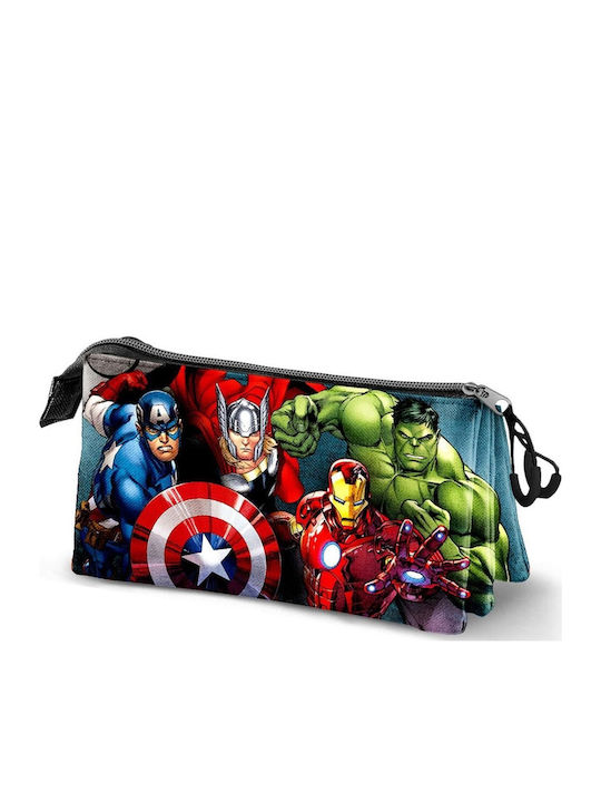 Sevenworld Marvel Avengers Fight Schulset + Dreifach-Schulranzen