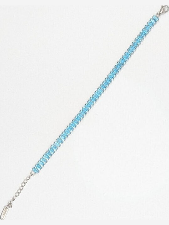 Grekas Women's Riviera Silver Bracelet with Zircon