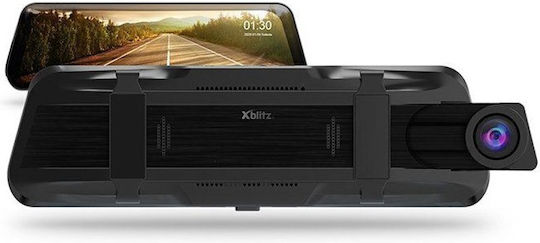 Xblitz Set Oglindă cu Cameră DVR Auto 4K cu Ecran 9.66" Wi-Fi și Cameră de Marșarier