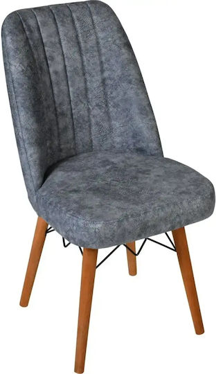 Scaun Sala De Mese Cu Material Textil Turcoaz
