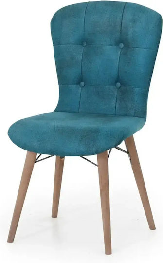 Scaun Sala De Mese Cu Material Textil Verde