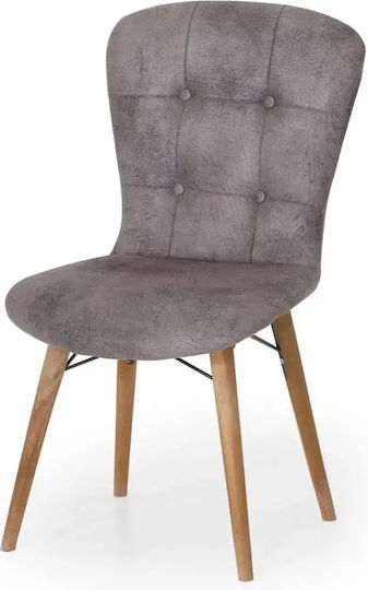 Scaun Sala De Mese Cu Material Textil Verde
