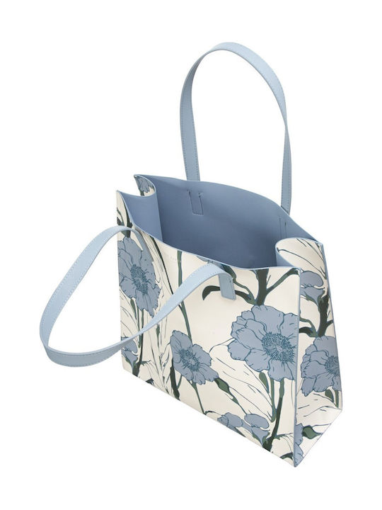 Tipcon Women's Tote Handbag Light Blue