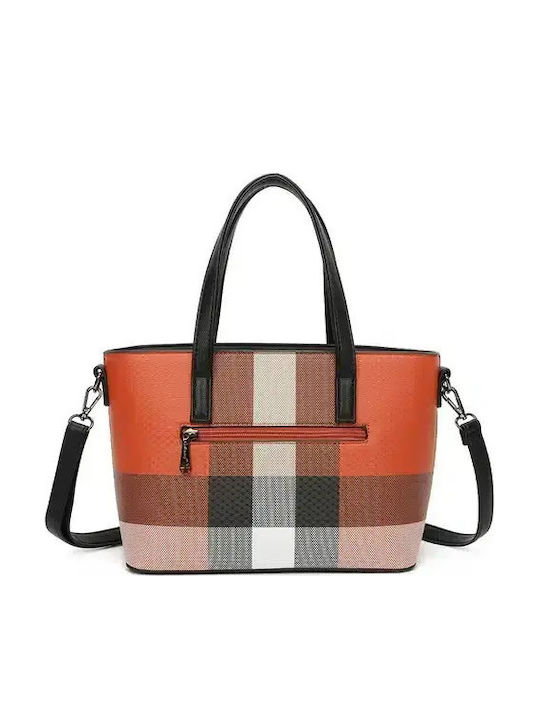 Geantă de damă Tote de mână Portocalie