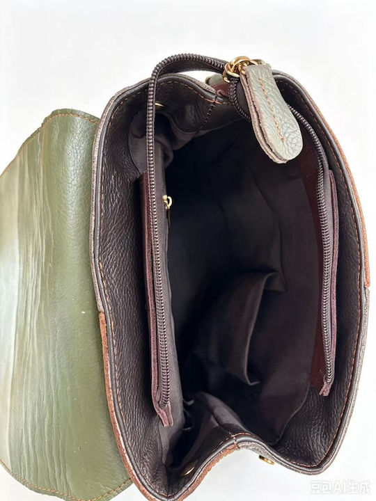 Giachou Damen Handtaschen und Damentaschen Leder Schulter Braun 88106