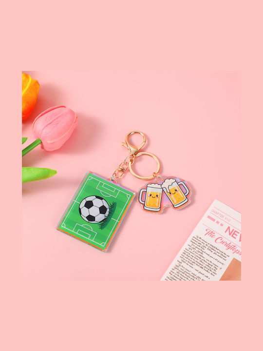 Акрилен Ключодържател Soccer Чаша За Бира Hy-ysk8001