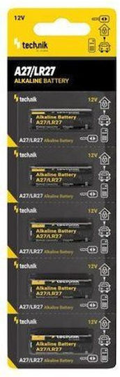 Technik Алкални батерии A27 12V 5бр