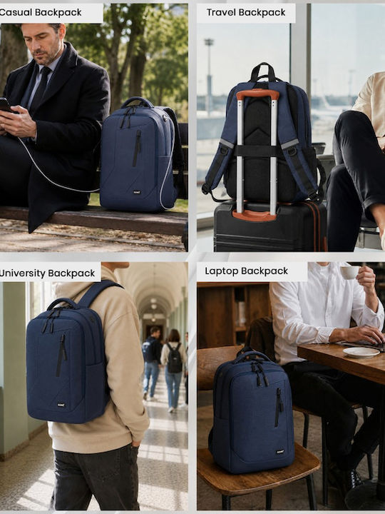 Miss Lulu Backpack Navy Blue