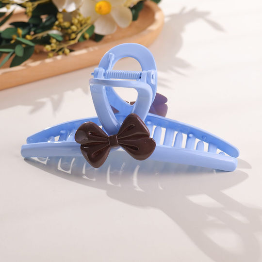 Seria Denim Albastru – Clamă De Păr Încrucișată – 13cm