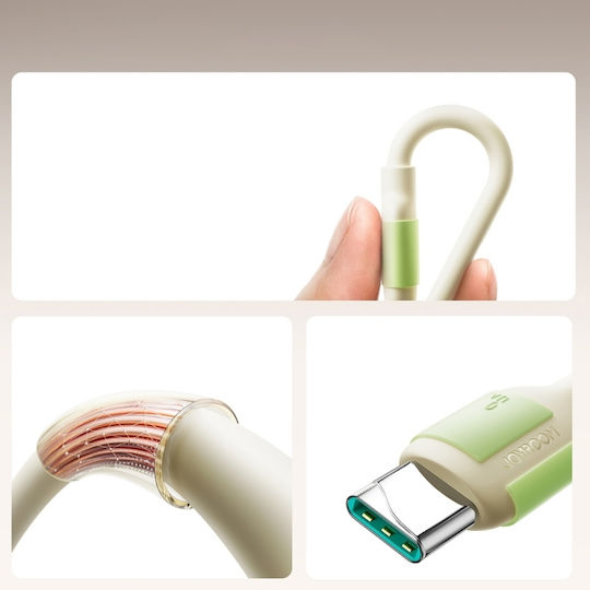 Joyroom Cablu USB-C tată - USB-A 30W Bej 2m S-A53 3A
