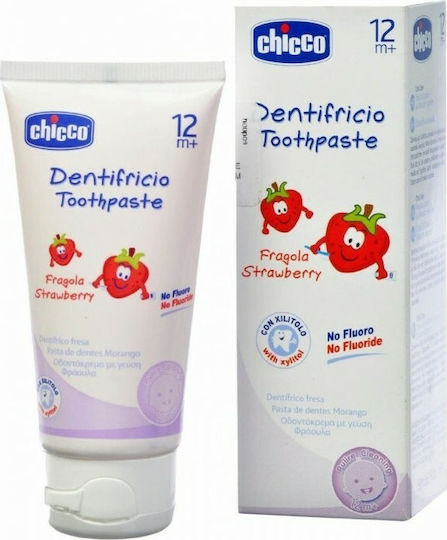 Chicco Kinderzahnpasta mit Geschmack Erdbeere 50ml