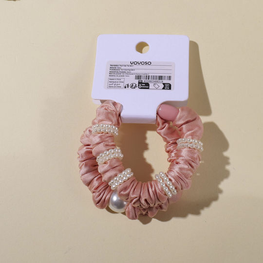 Set Hair Scrunchies Pearl 2 Pieces