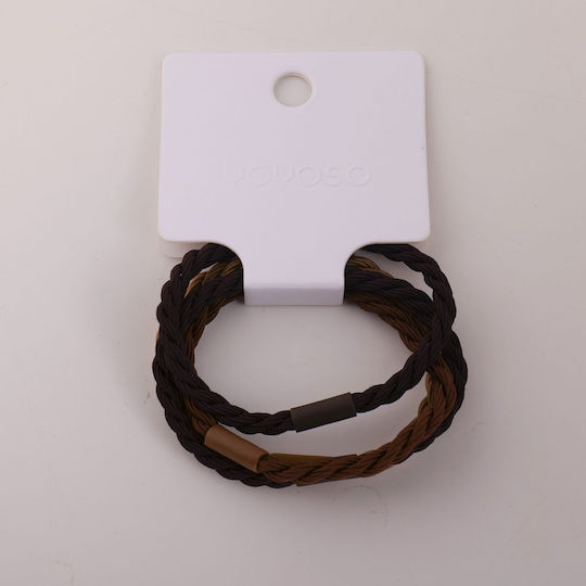 Hair Scrunchies Set – Braided Twist 4 Pieces