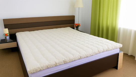CM Mattress Topper King Size Wool 200x200cm