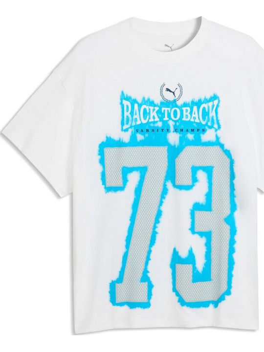 Hoops T-shirt Λευκό