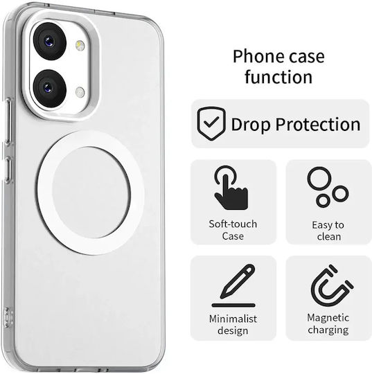Orso Magcase Back Cover Plastic / Silicone White for Poco X8 Pro Max