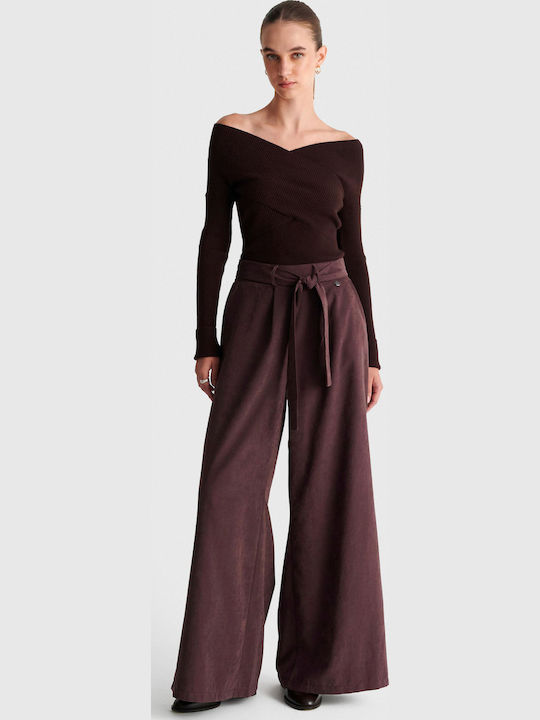 Women's Pantaloons Red 8924667-Wine