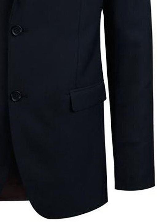 Men’s Suit Jacket Blue-black