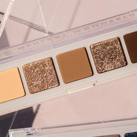 MUA Shade Neutral Wanderlust Παλέτα με Σκιές Ματιών σε Στερεή Μορφή Neutral