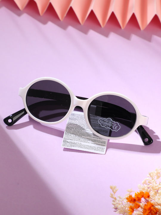 Round Kids White Sunglasses Round Kids White Sunglasses