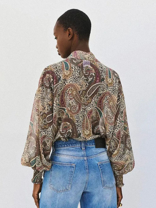 Long Sleeve Women's Printed Shirt