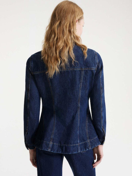 Women's Jean Jacket Washed Denim