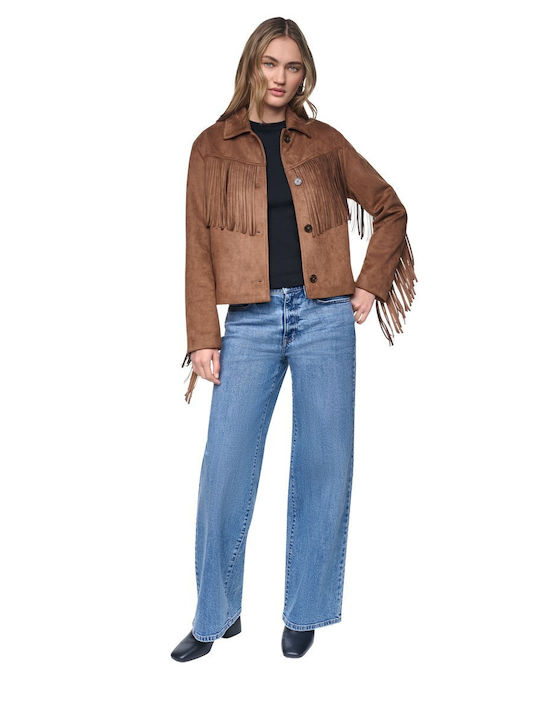 Damenjacke für Winter Braune