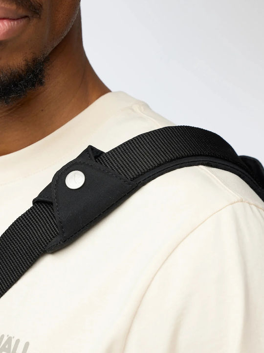 Greenland Leather Men's Shoulder / Crossbody Bag Black