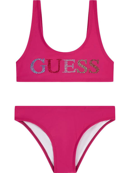 Guess Детски Бански Бикини Фуксия