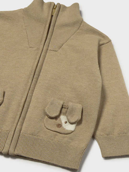 Kinder-Strickjacke Beige