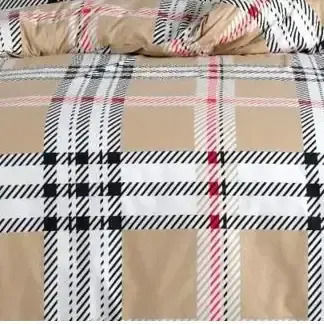 Husă Pentru Pilotă Dublă Bumbac Satinat 200x220 Bej