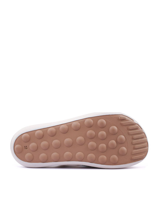 Constantia Damen Anatomisch Flache Sandalen Beige