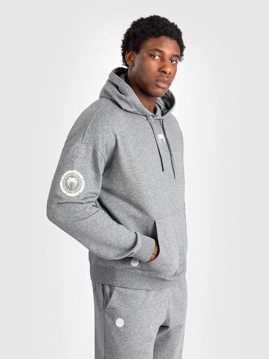 Hooded Sweatshirt Khaki - Light Grey