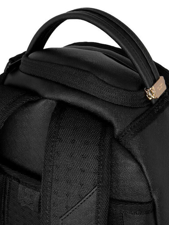 Sprayground Σχολική Τσάντα Πλάτης Γυμνασίου - Λυκείου Lux Black Ghost Drip Mini DLX 27 x 15 x 45εκ