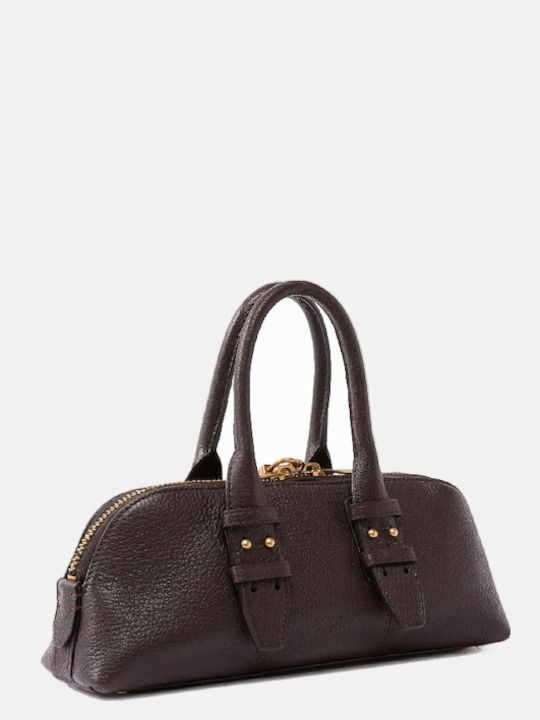 Pinko Боулинг Дамска чанта от естествена кожа