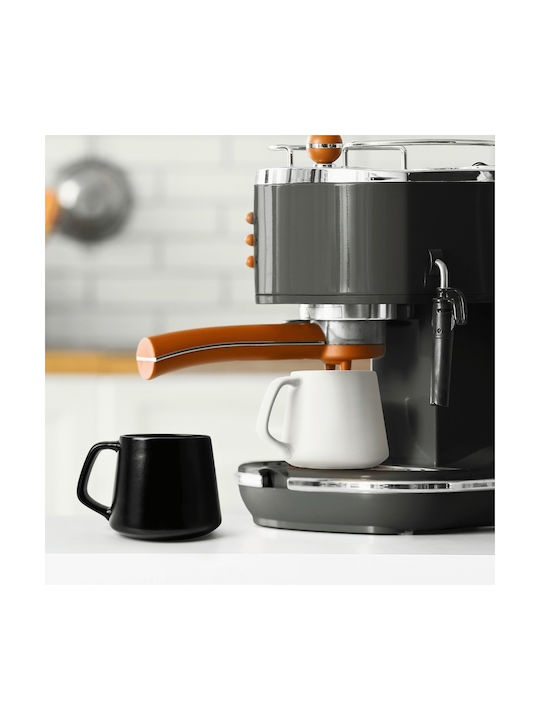Miamio Collection Kaffeetasse Keramik Grau 420ml 4 Stück