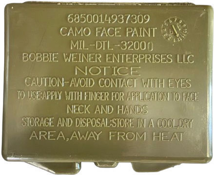 Bobbie Weiner 5-color Camouflage Face Paint Kit 4500 – Στρατιωτική Βαφή Προσώπου 5 Χρωμάτων