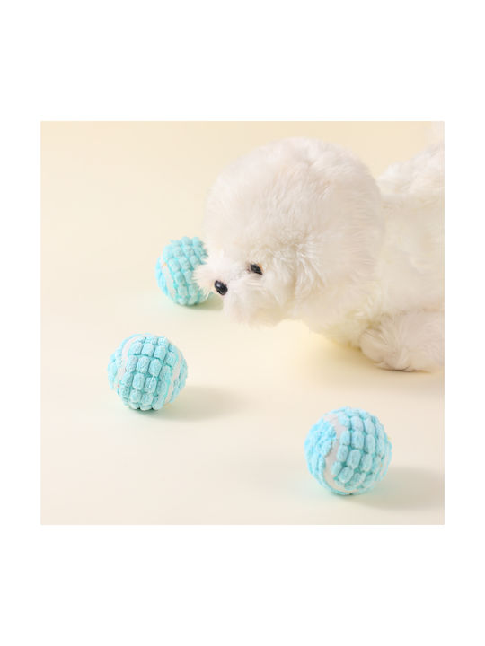 Hundespielzeug Kugel Blau 3 Stück