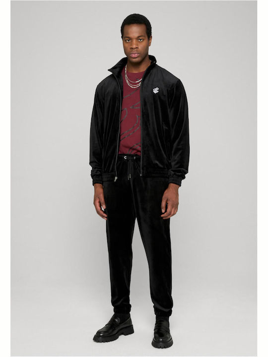 Herren Fleecejacke Schwarz