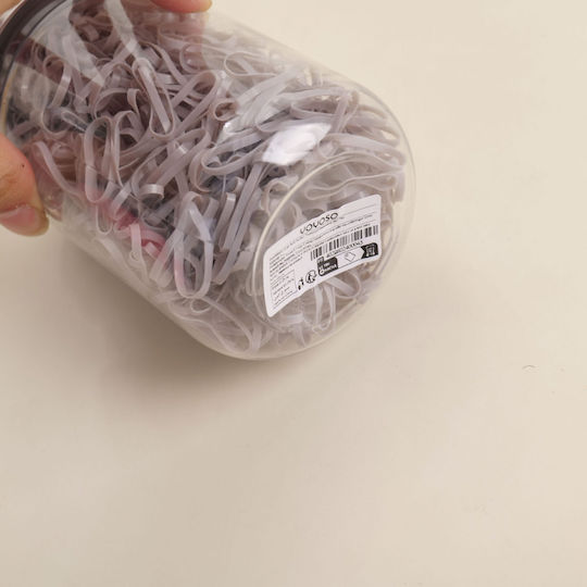 Hair Scrunchies Single Use Large Wide Container