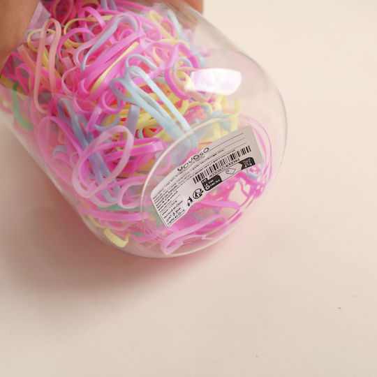 Hair Scrunchies Single Use Large Wide Container