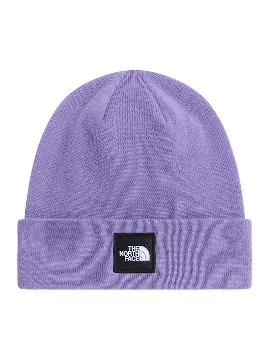 Dock Worker Recycled Beanie Men's Knitted Beanie in Purple